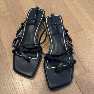 rag & bone Black Strappy Sandals Size 39
